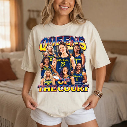 Comfort Colors® Queens Of The Court Fever Now You Know Shirt, Basketball Graphic Tee, Sport Fan Gift
