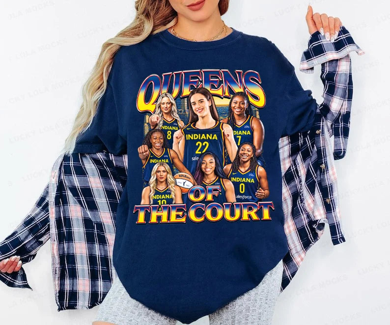 Comfort Colors® Queens Of The Court Fever Now You Know Shirt, Basketball Graphic Tee, Sport Fan Gift